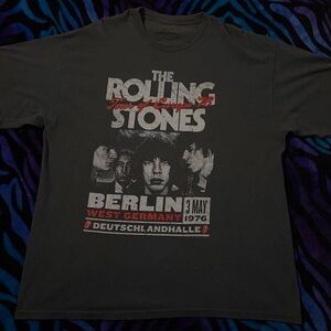 Rolling Stones Berlin 1976 band tee